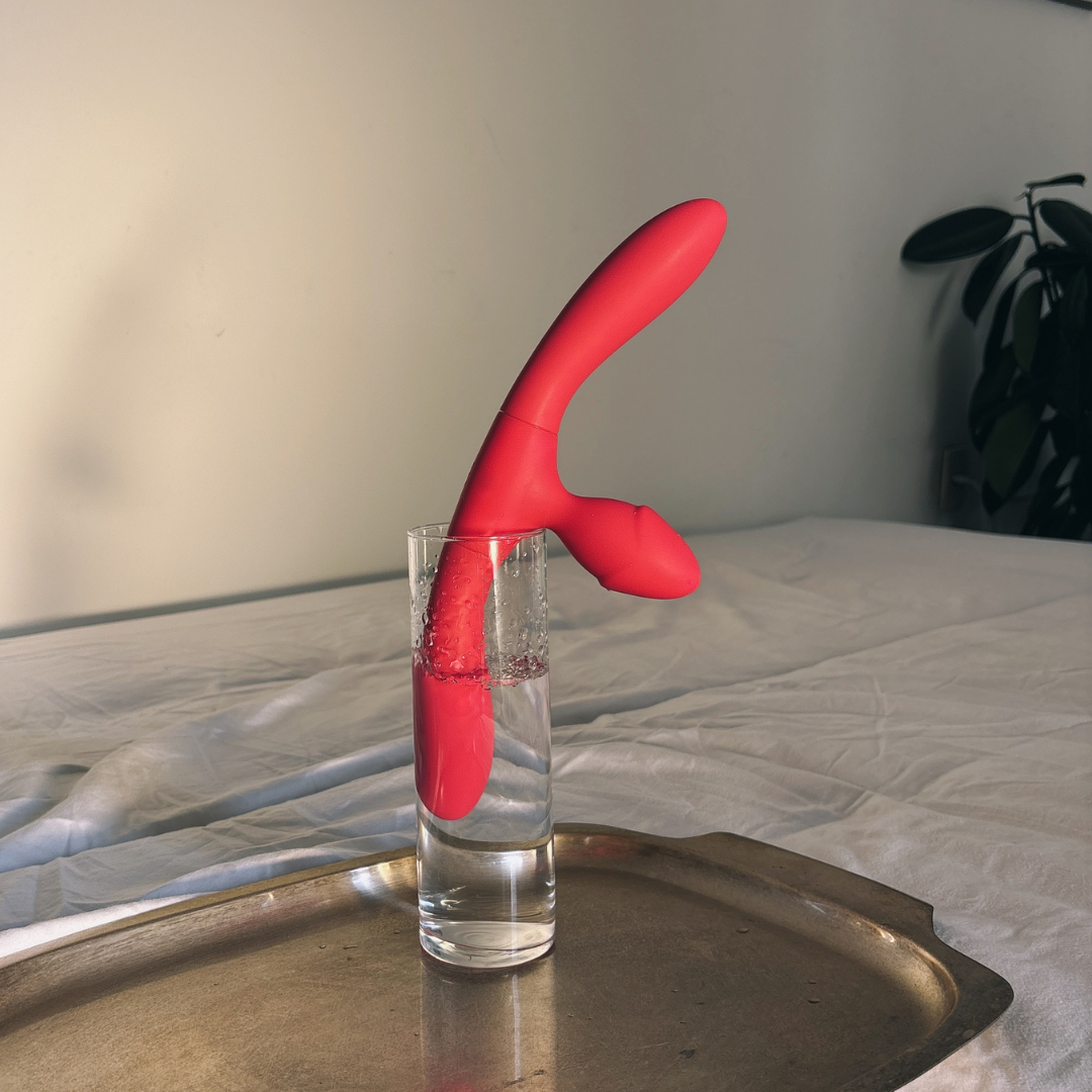 Dildo Duplo com Controle Flow