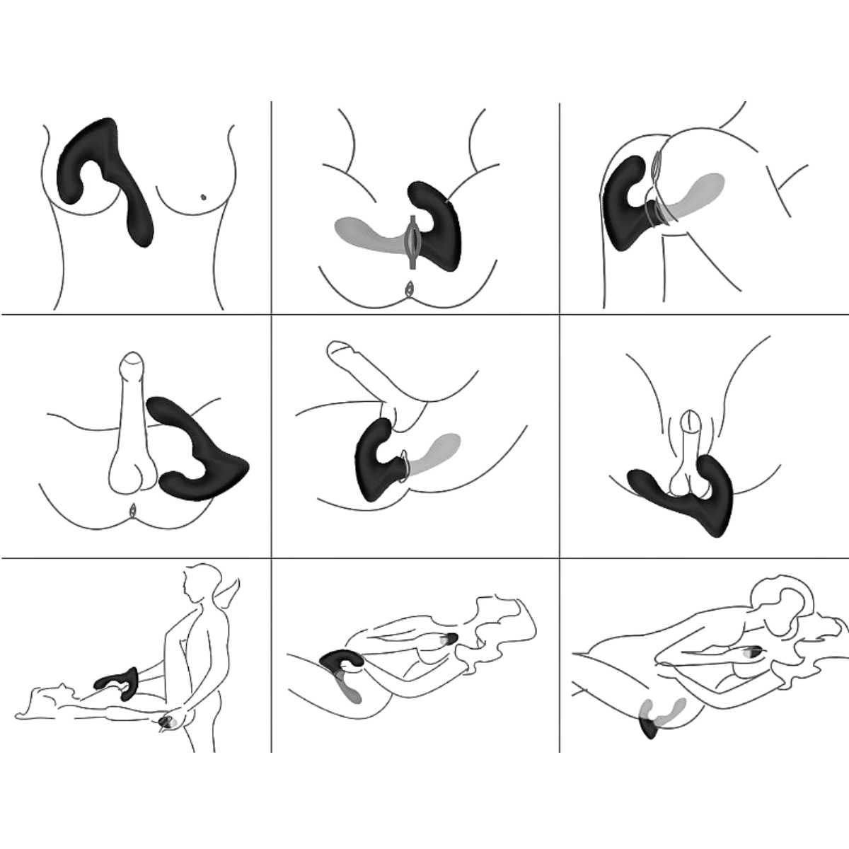 Estimulador de Próstata Vibrador com Movimento Landy