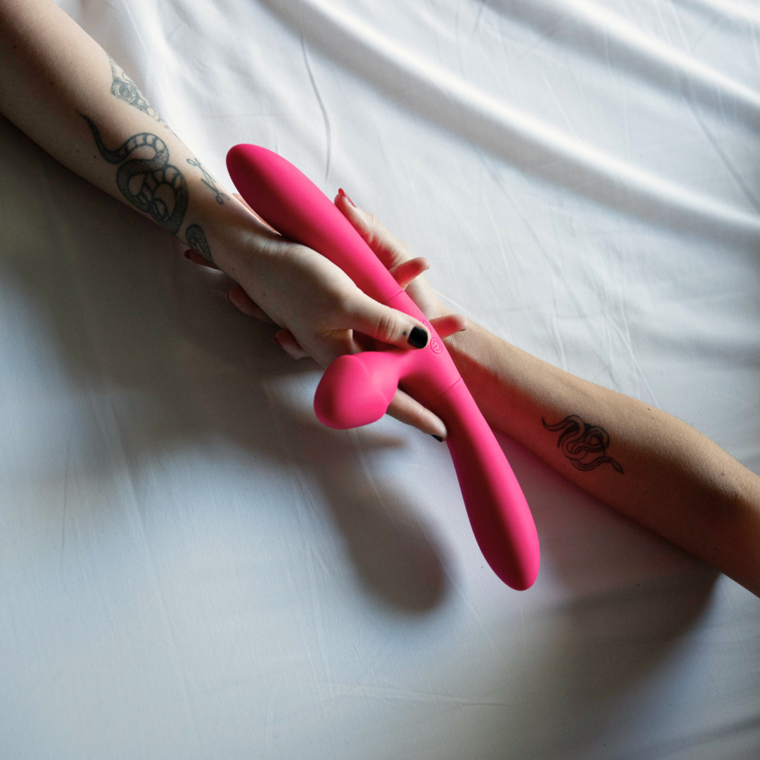 Dildo Duplo com Controle Flow
