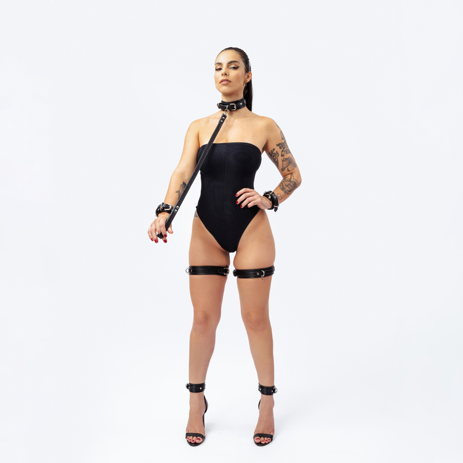 Kit Harness Deluxe em Couro