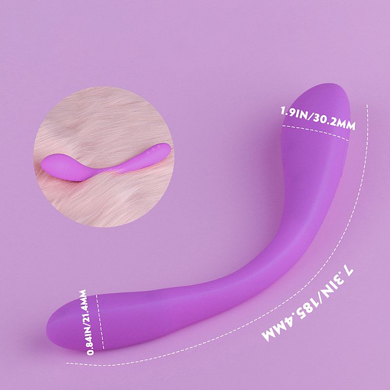 Vibrador Duplo Flexível de Ponto G Clare