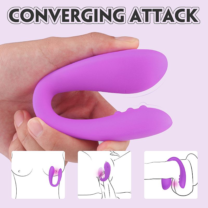 Vibrador Duplo Flexível de Ponto G Clare