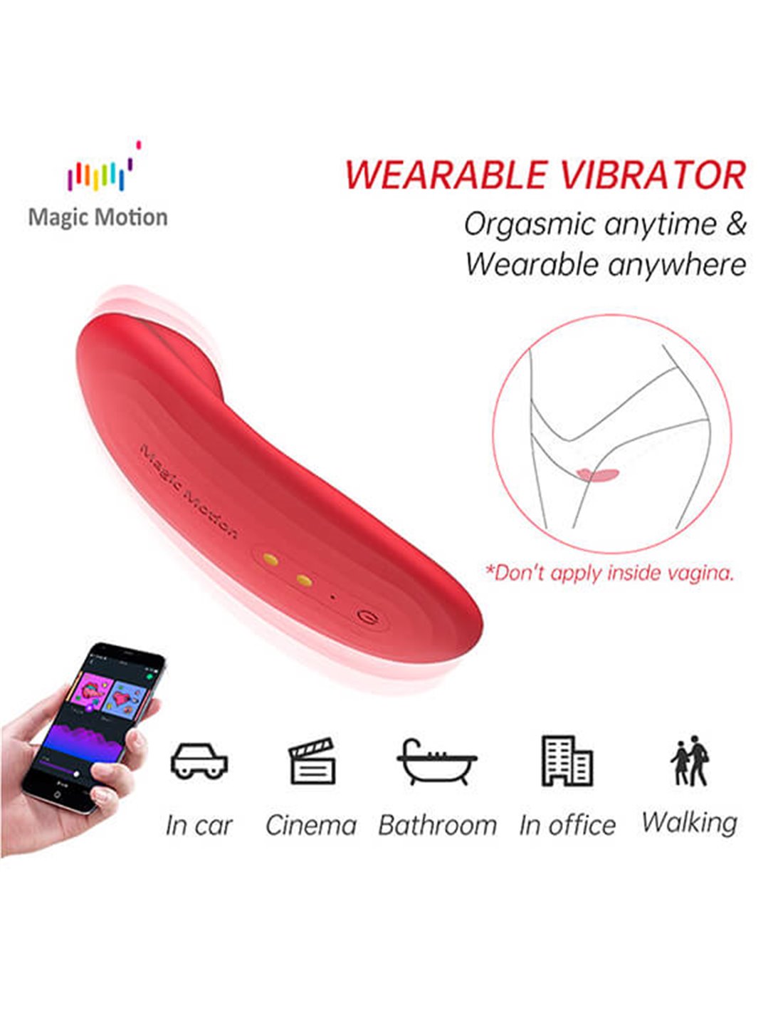 Vibrador de Calcinha LayOn NYX Com APP