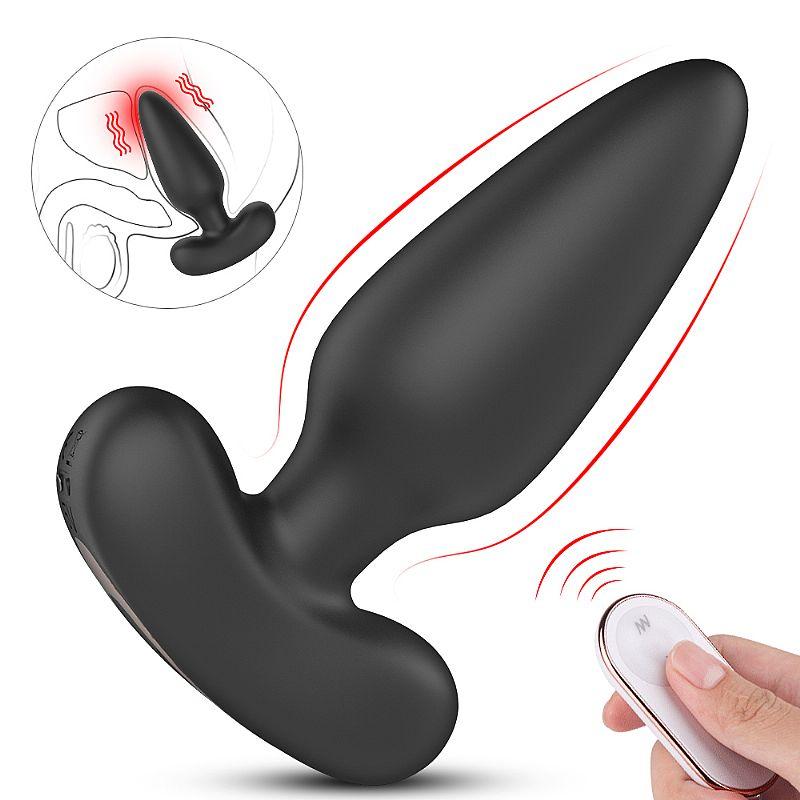 Plug Anal Albert, com massageador anatômico e uma poderosa vibração, que pode ser controlada através de um controle externo, possui 9 funções de vibrações e é resistente à água.. Recarregável. Medidas 12 cm x 4cm. Um vibrador anal potente com controle remoto, ótimo para iniciantes e experientes. Resistente à água.