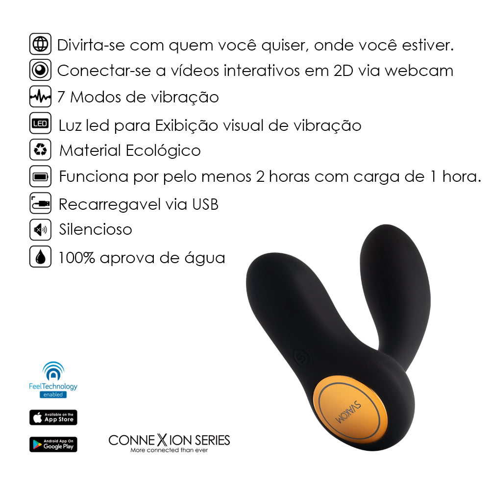 Vibrador de Próstata e Ponto G Vick NEO Com App