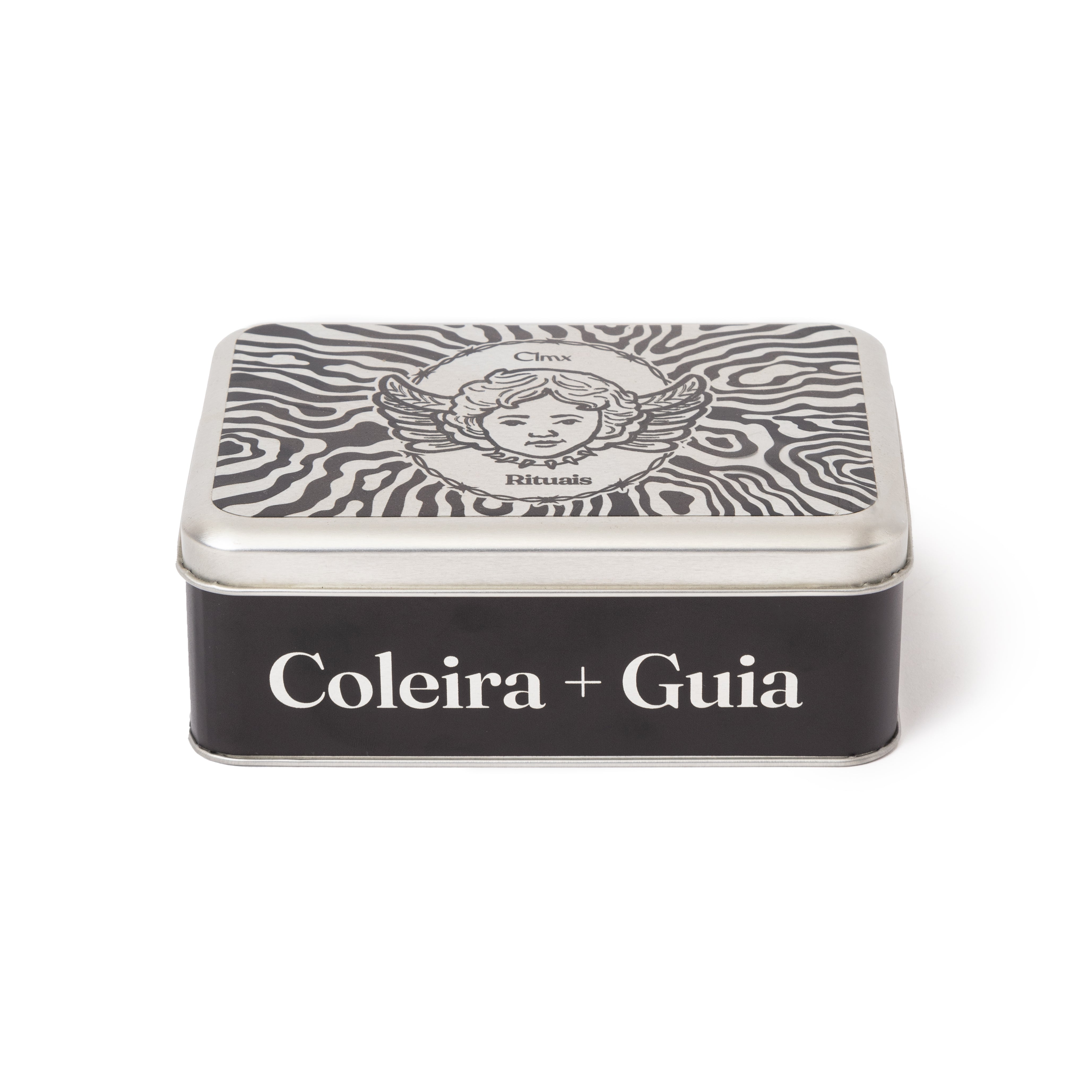 Coleira com Guia CLMX Couro Natural