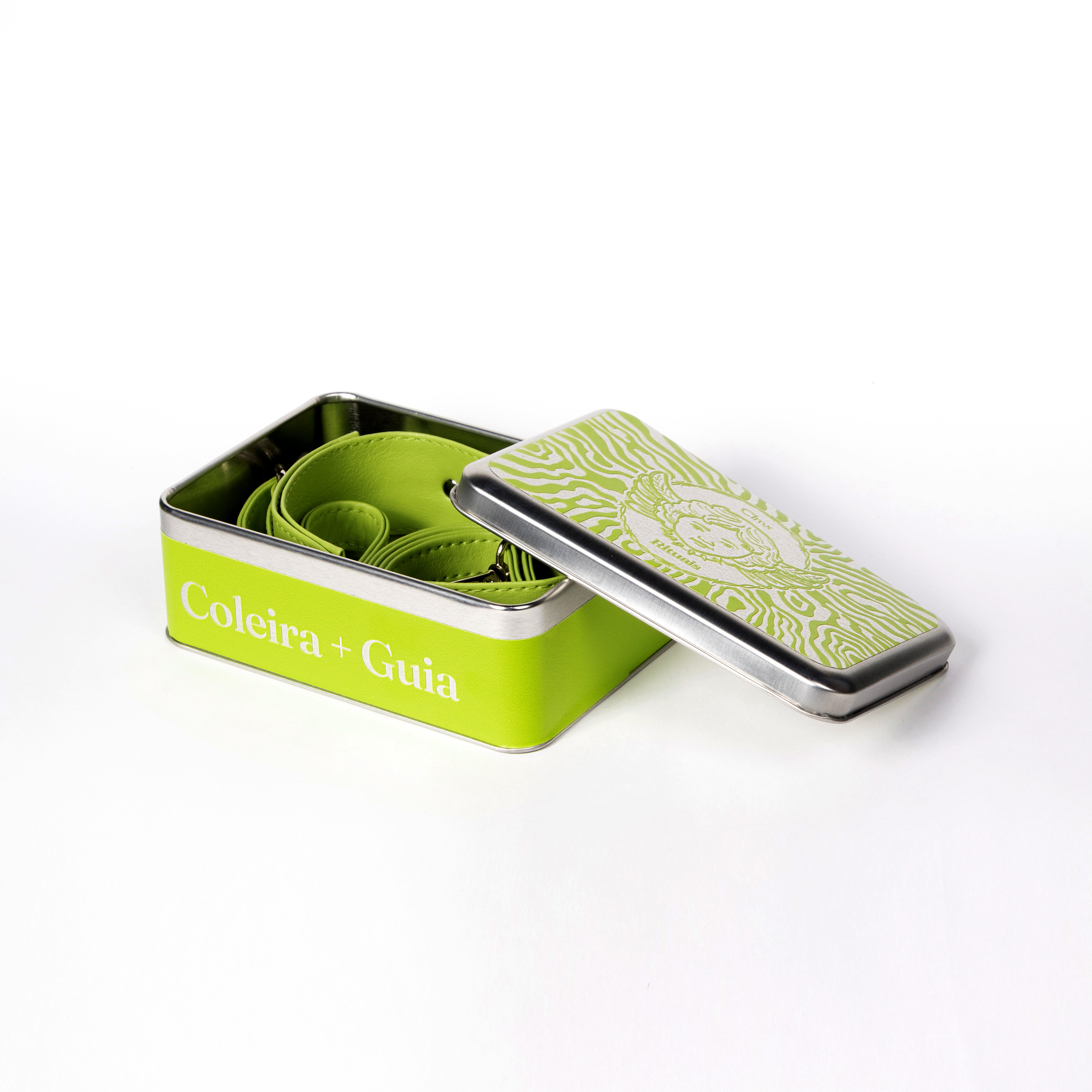 Coleira com Guia CLMX Couro Vegan