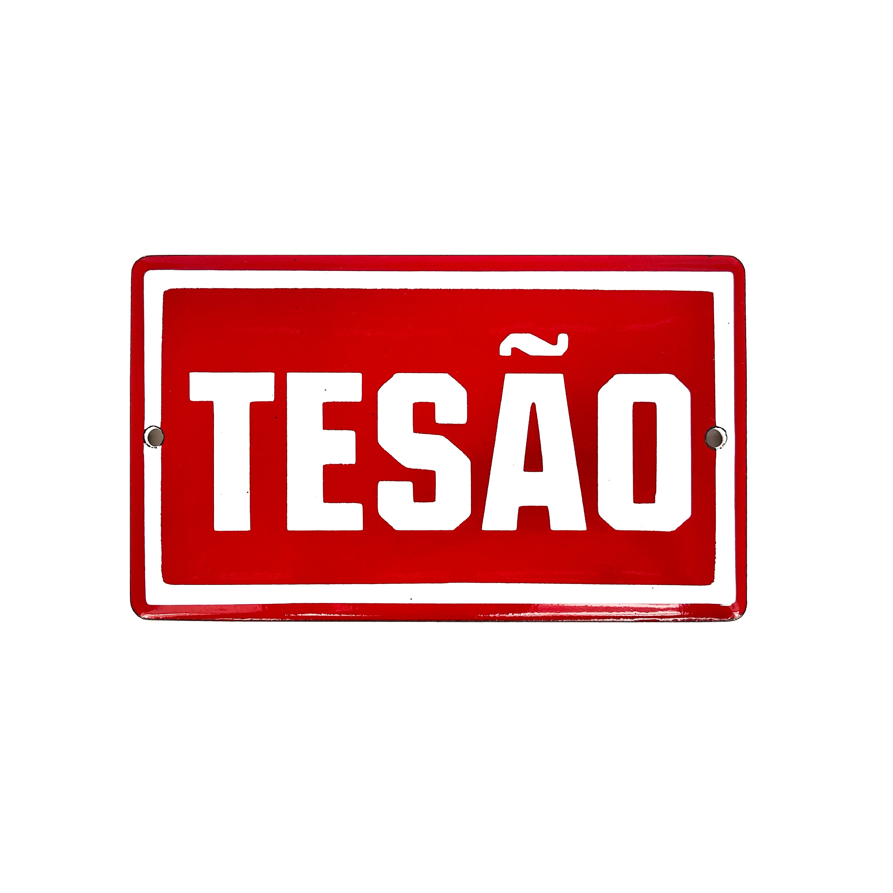 Placa de parede TESÃO - Lembre-se Sempre do Tesão de Viver | Climaxxx